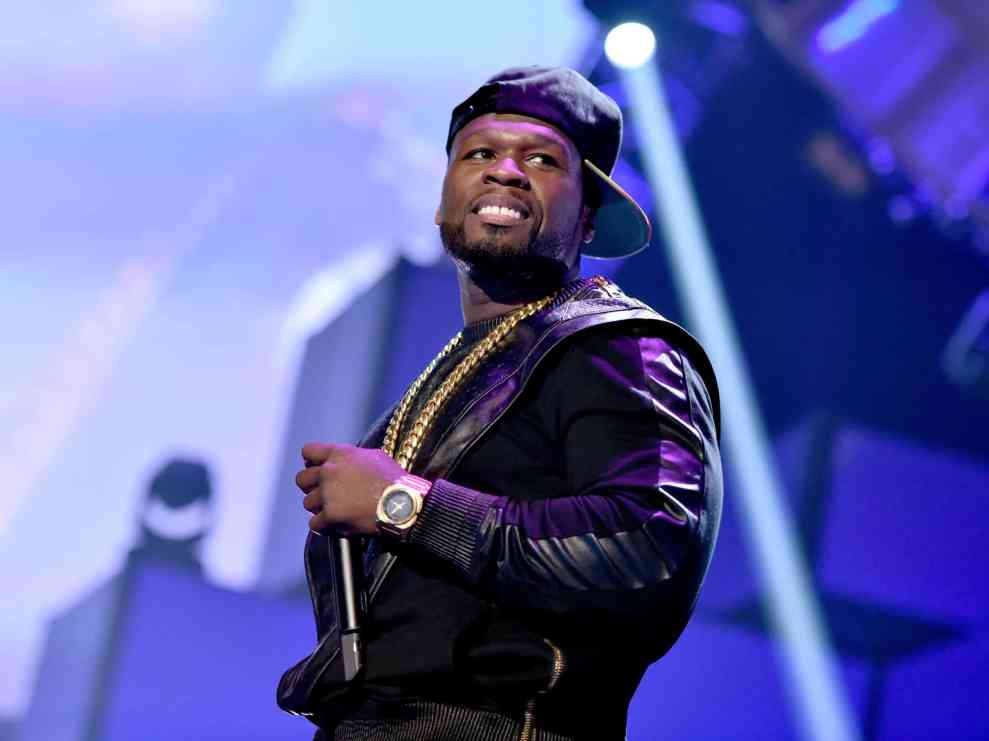 50 Cent performing