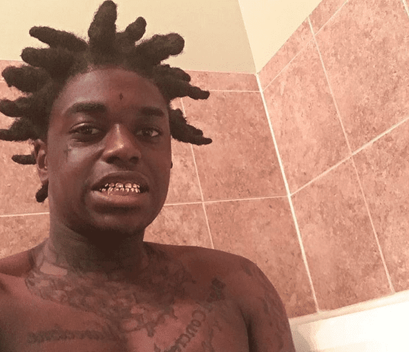Kodak Black in shower from Instagram