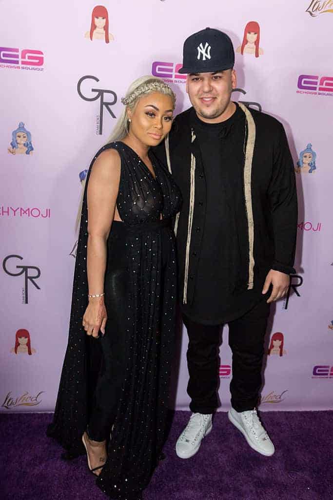 Blac Chyna and Rob Kardashian arrive at the Hard Rock Cafe on May 10