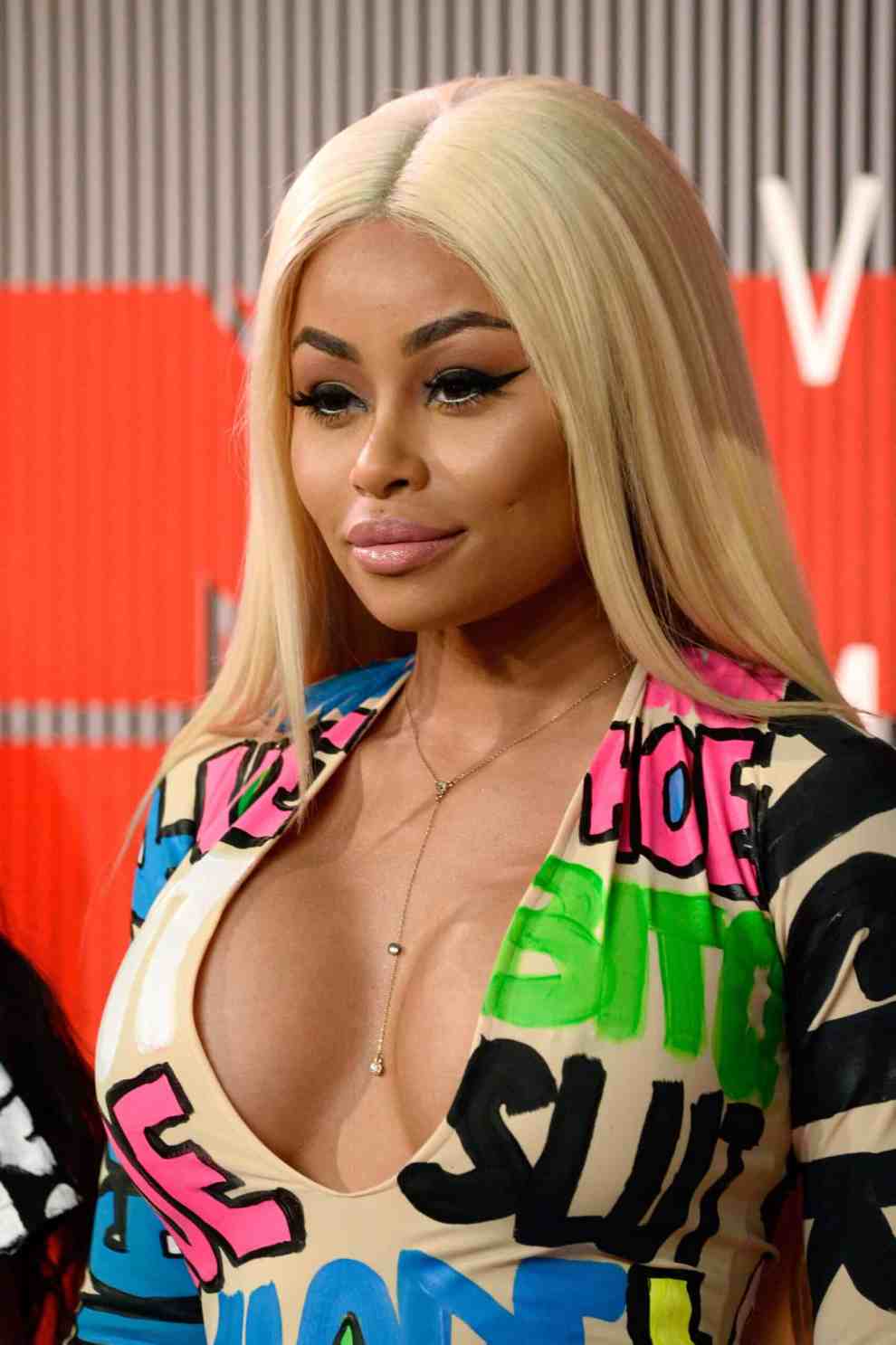 Blac Chyna attending the 2015 MTV Video Music Awards