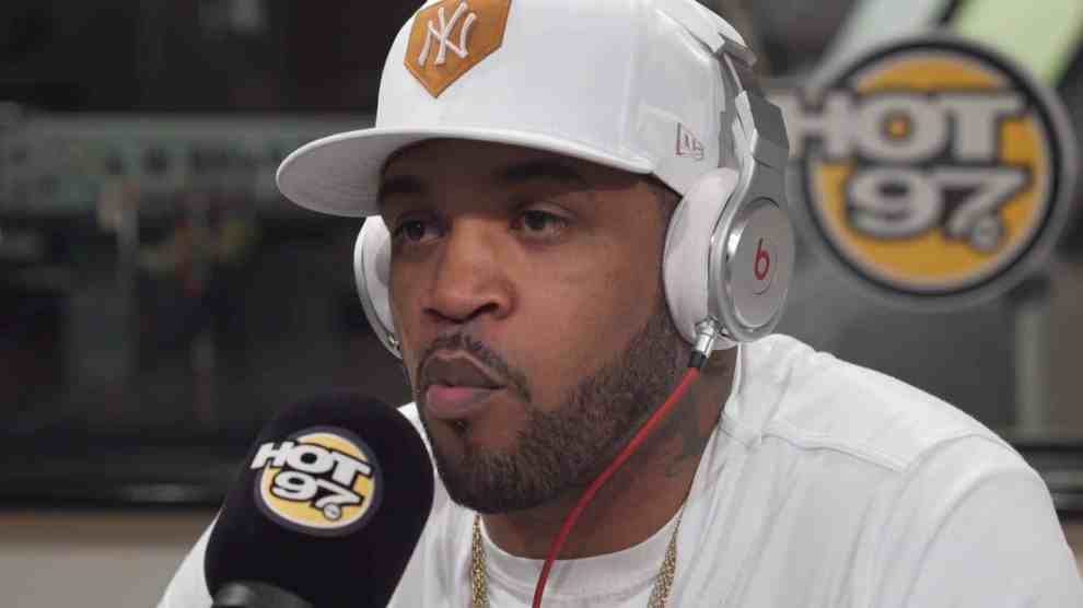 Lloyd Banks in Hot 97 studio