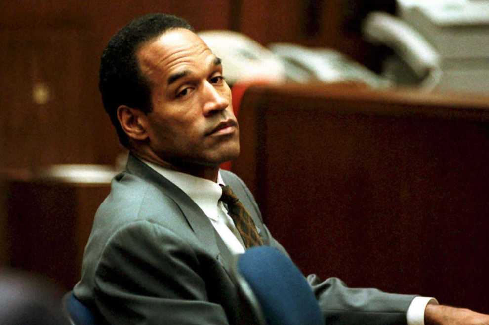 O.J. Simpson sits in Superior Court in Los Angeles December 8 1994 during an open court session