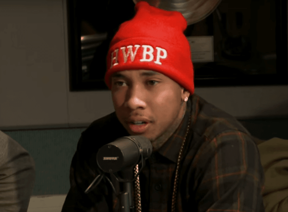Tyga in Hot 97 Studio