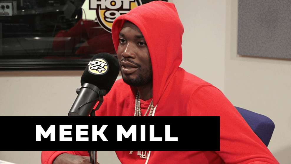 Meek Mill in Hot 97 Studio