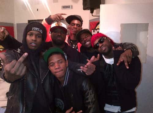 A$AP Mob in Hot 97 Studio