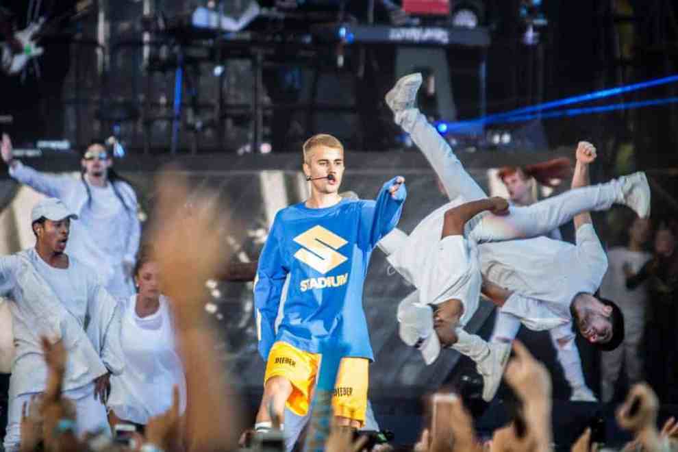 Justin Bieber  performs at Idays Festival at Monza Park. Monza