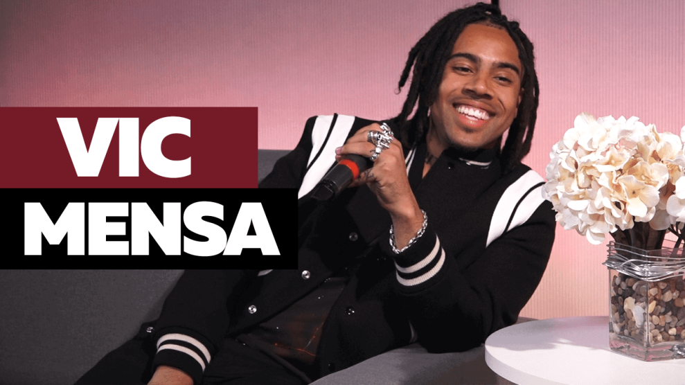 Vic Mensa in Hot 97 Studio