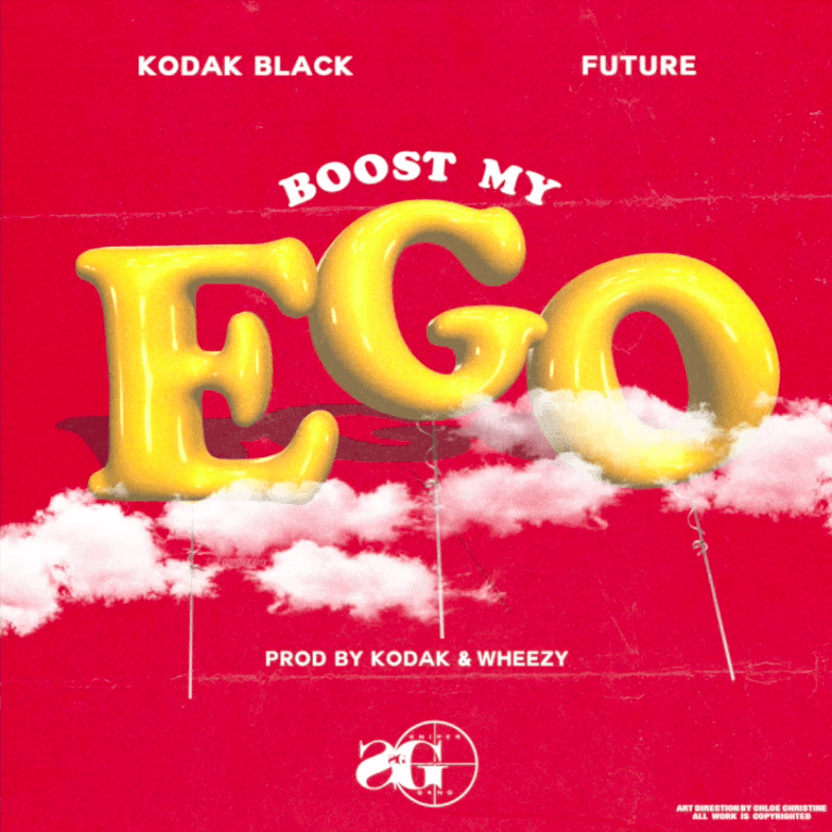 Album cover Kodak Black 'Boost my Ego' - featuring Future