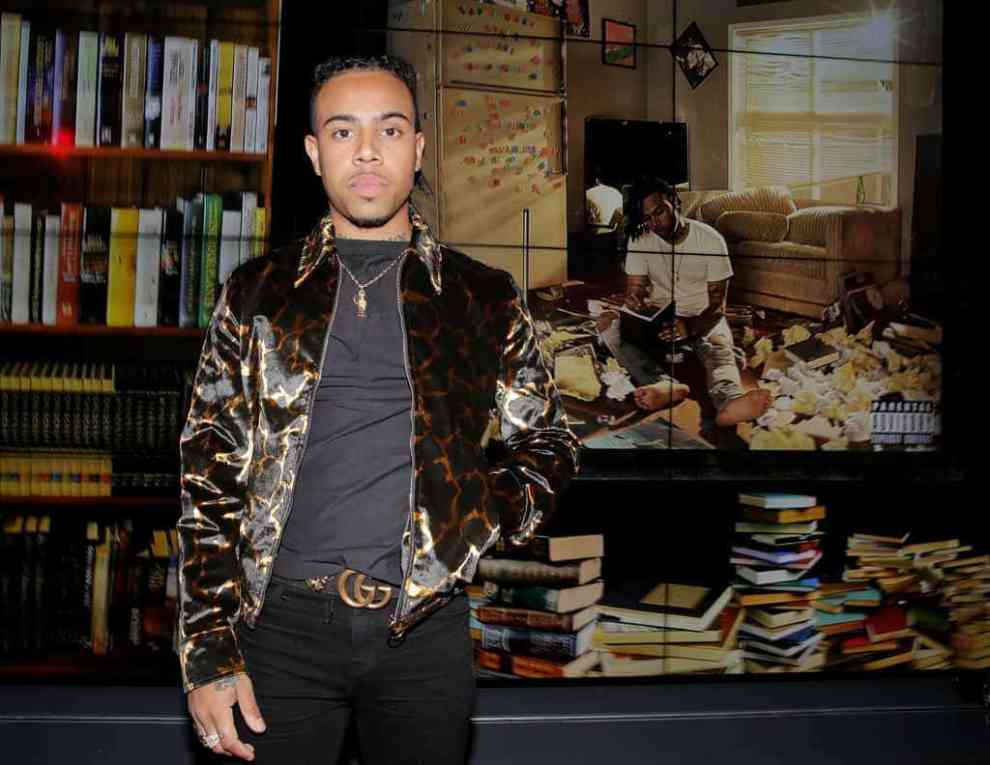Vic Mensa  attends Vic Mensa Listening Party at YouTube Space on July 18