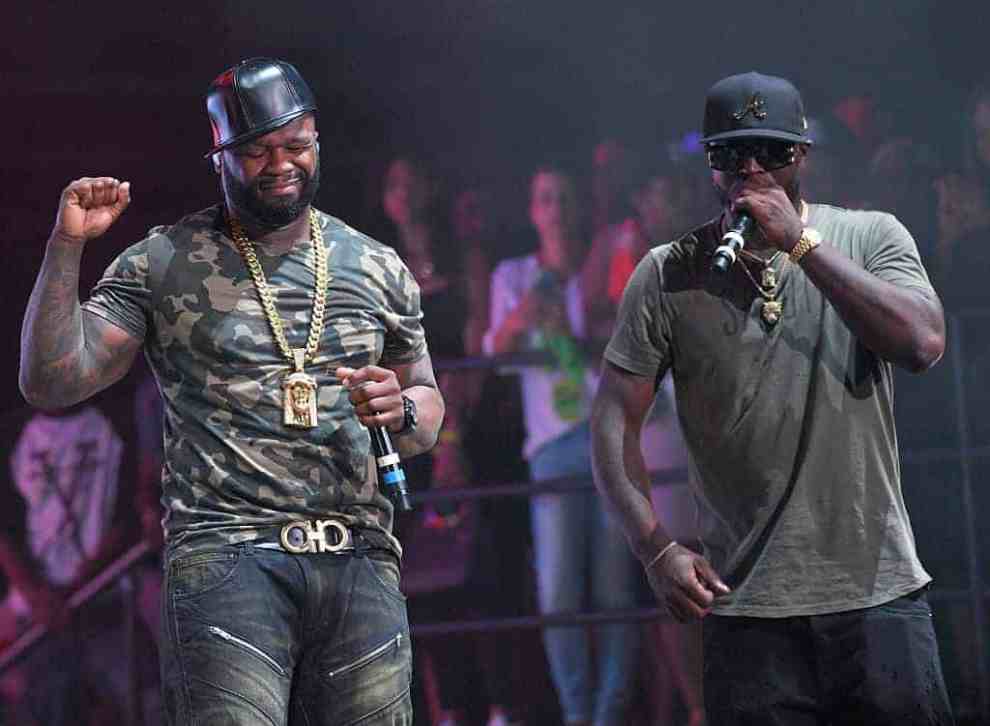 50 Cent and Young Buck performs at Birthday Bash ATL The Heavyweights of HIP HOP Live