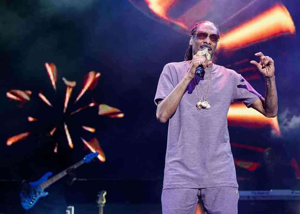 Snoop Dogg performs during Day 2 of Center Of Gravity on July 29
