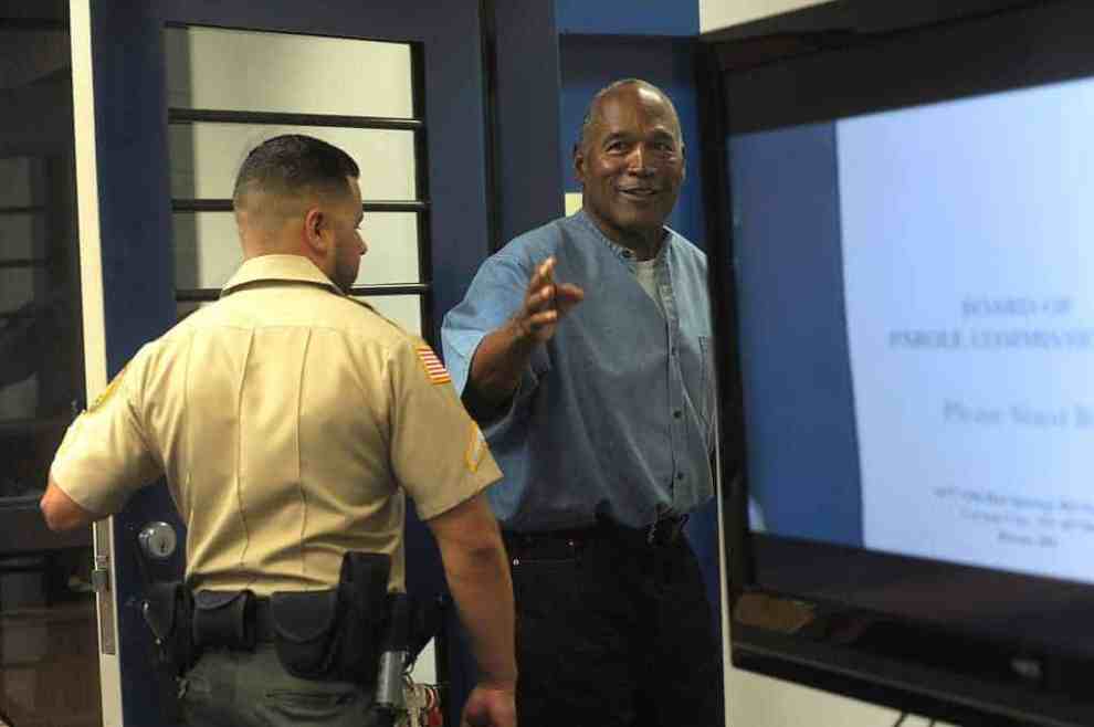 O.J. Simpson parole hearing at Lovelock Correctional Center July 20