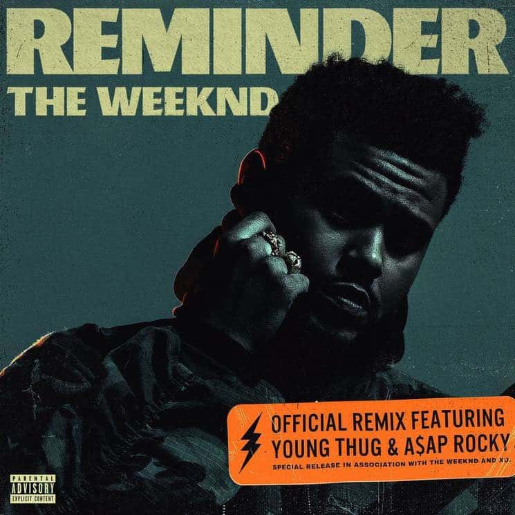 Album cover The Weeknd Reminder feat. Young Thug & A$AP Rocky
