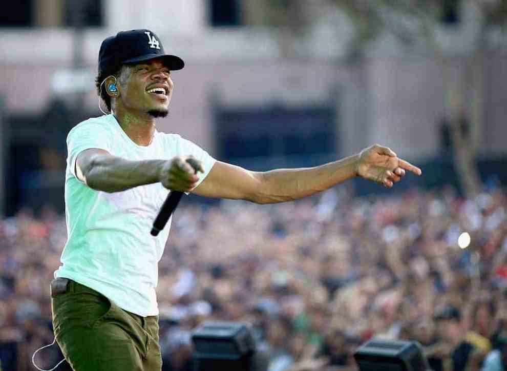 Chance the Rapper performs at 2014 Budweiser Made in America Festival