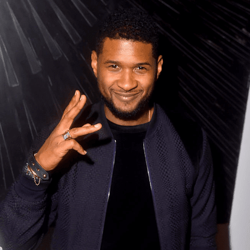 Usher attends Art For Social Justice on January 29
