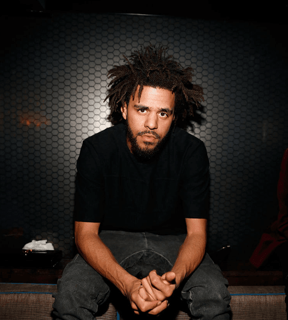 J Cole after a New Year's Eve performance at the Light Nightclub December 31