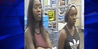 Screenshot from video of accused strippers who killed a man and moved into his house in Nashville