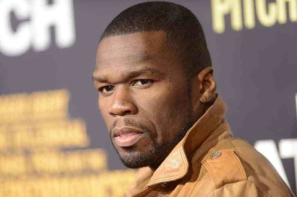 50 Cent arrives at the premiere of Open Road Films' 'End of Watch' August 17