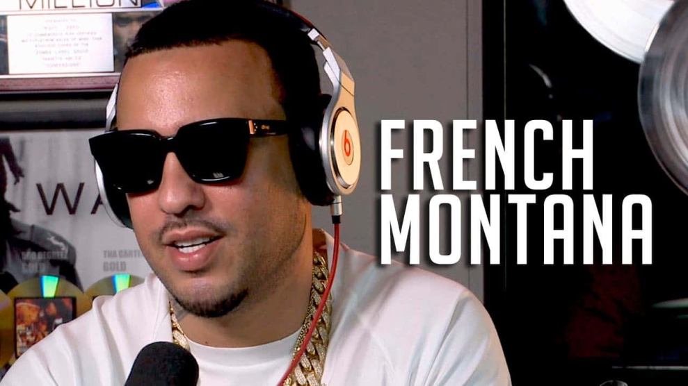 French Montana in Hot 97 Studio