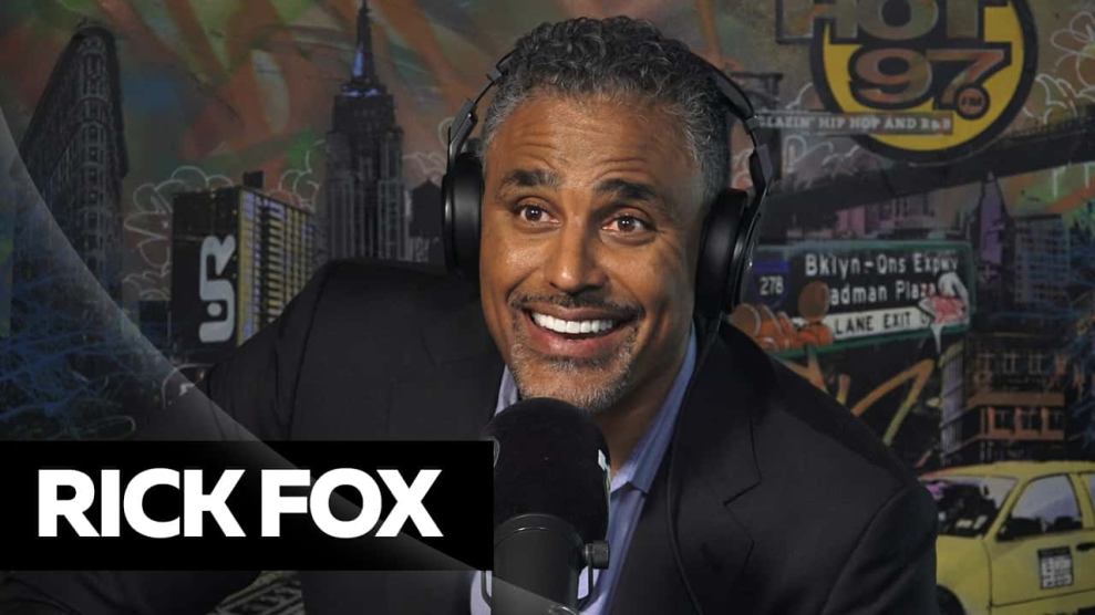 Rick Fox in Hot 97 Studio