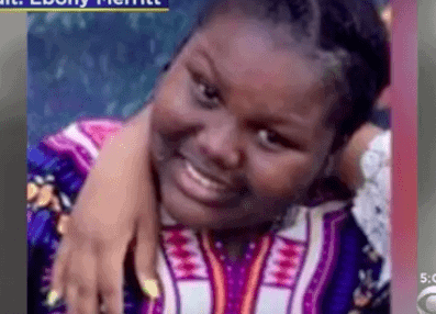 Screenshot from video of 11-year-old Jamoneisha Merritt