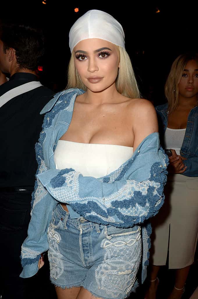 Kylie Jenner attends the Jonathan Simkhai fashion show during New York Fashion Week September 16