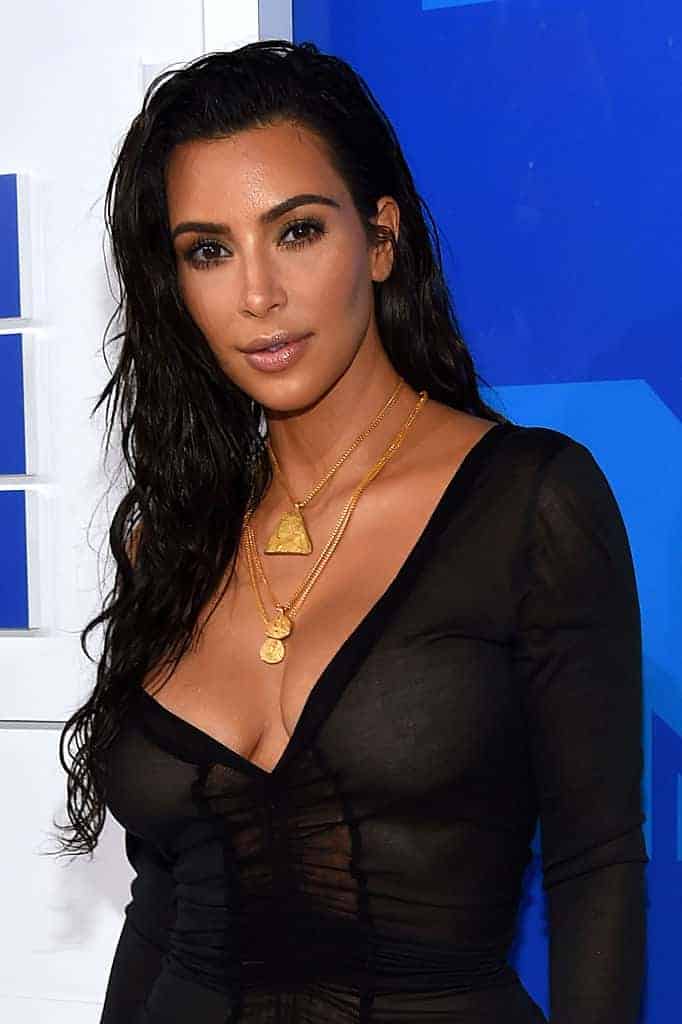 Kim Kardashian attends the 2016 MTV Video Music Awards