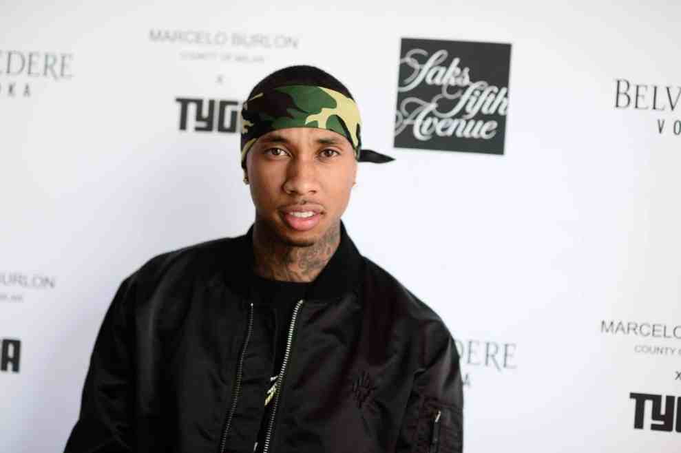 Tyga attends the Capsule Collection Party on May 12