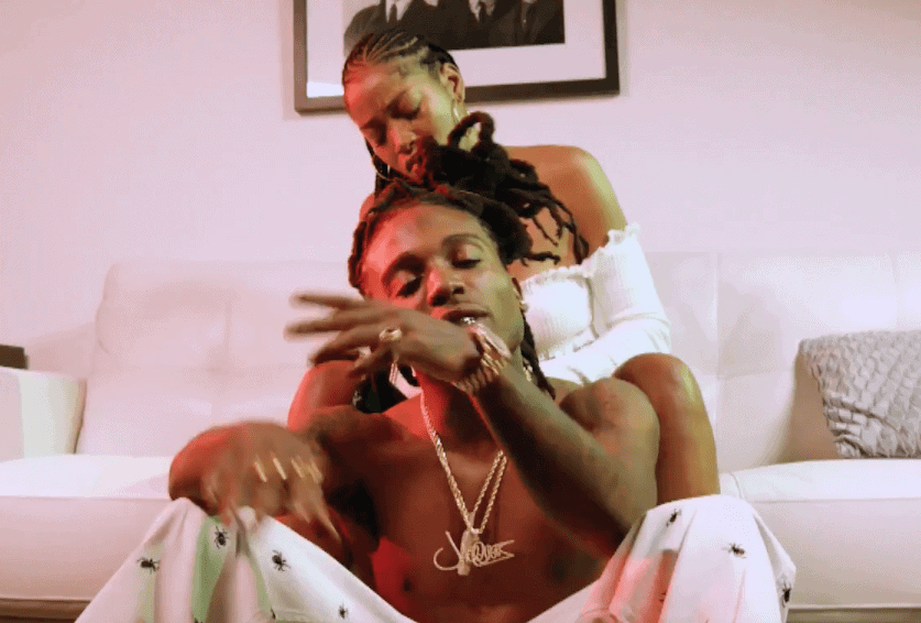 Still from video of Jacquees Ft. Ty Dolla $ign & Quavo - B.E.D. (Remix)