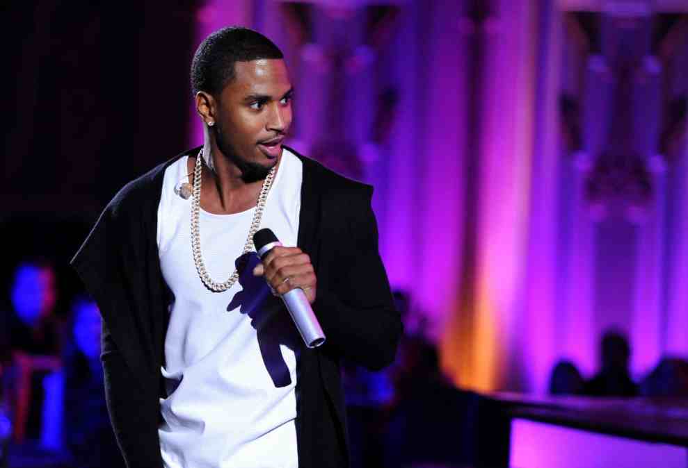 Trey Songz performs at the 2014 Young Hollywood Awards on July 27