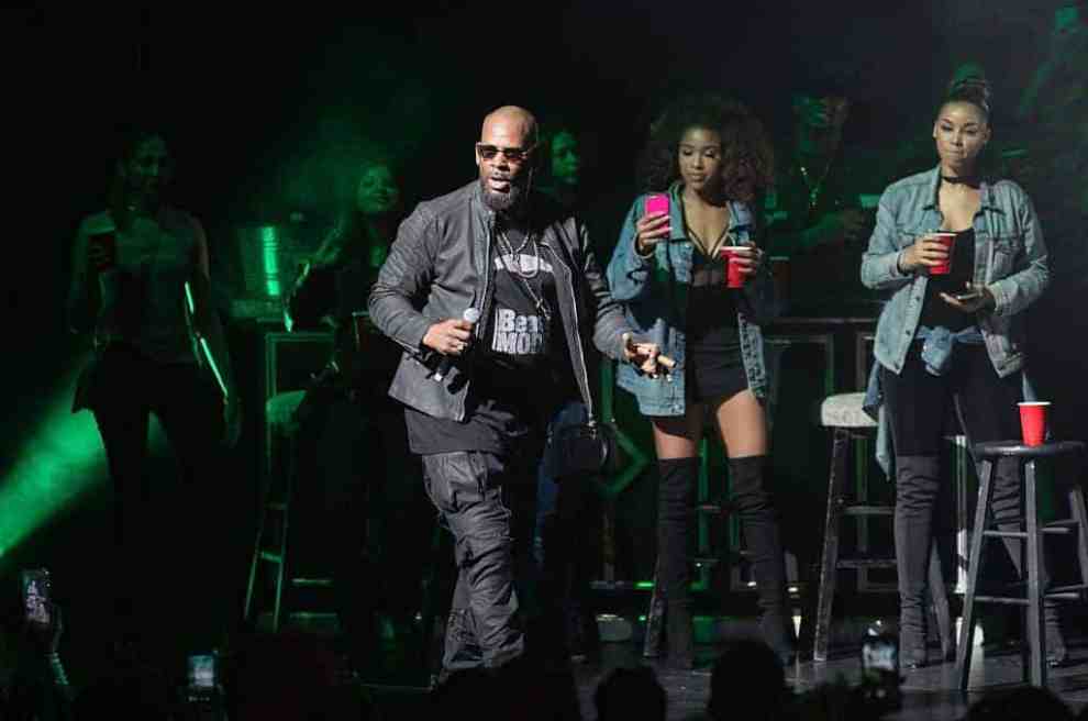 R. Kelly performs in concert at Bass Concert Hall on March 3