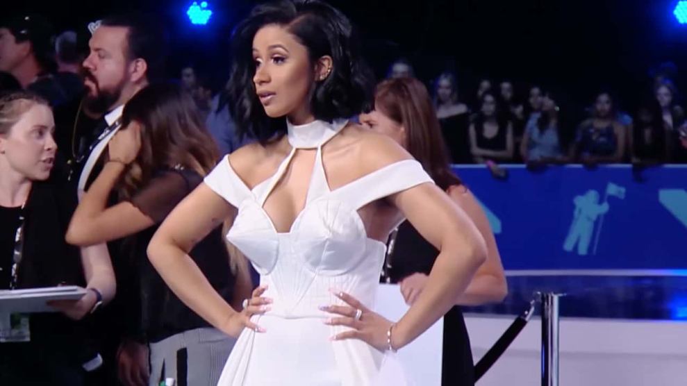 Cardi B attends the 2017 MTV Video Music Awards at The Forum on August 27