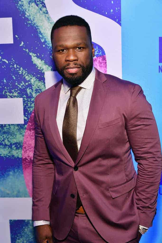 50 Cent attends the 2017 BET Upfront NY at PlayStation Theater on April 27