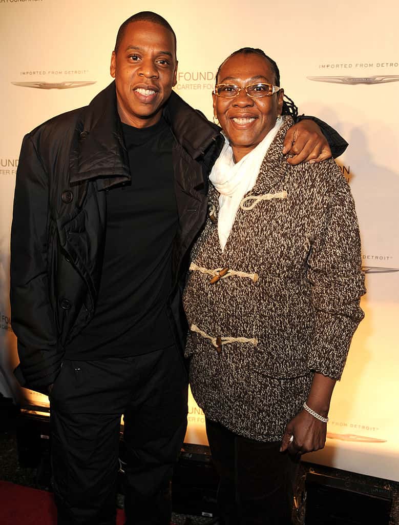 Jay Z and his mother Gloria Carter attend The Shawn Carter Foundation Hosts An Evening of 'Making The Ordinary Extraordinary'