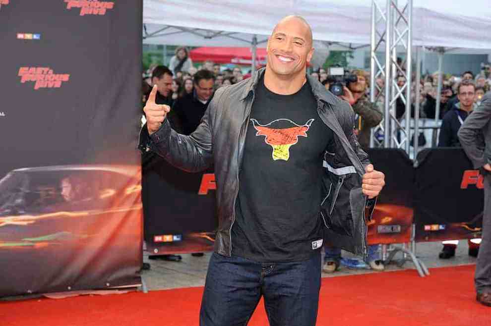 The Rock Dwayne Johnson attends 'Fast & Furious 5' Germany Premiere April 27