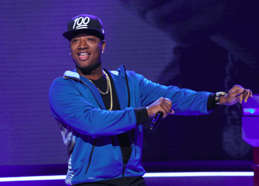 Young Joc performs during 106 & Park at BET studio on March 19