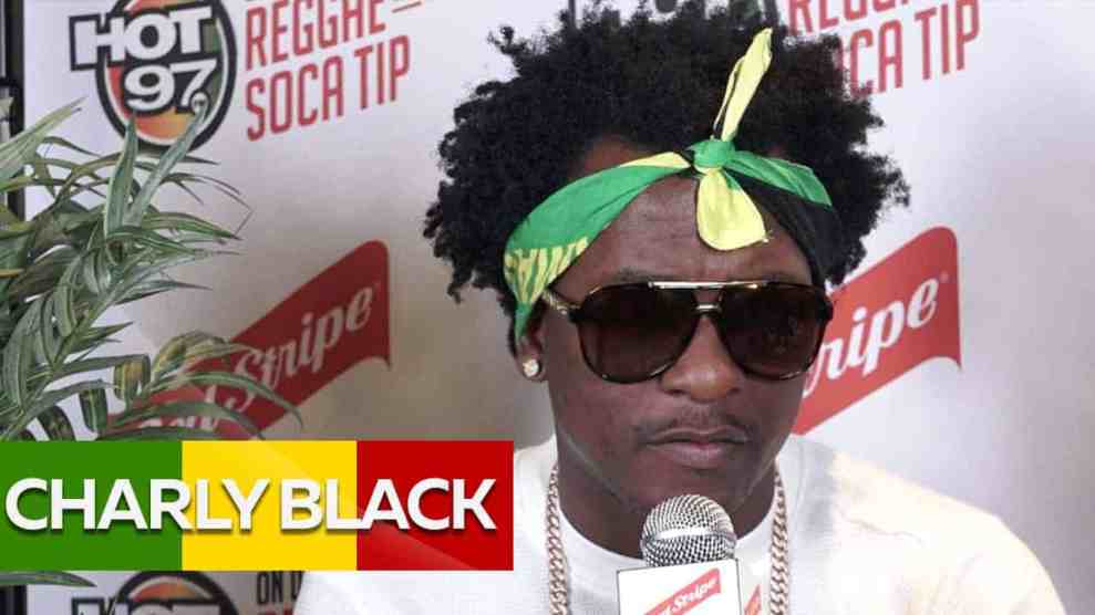 Charly Black stopped by the Red Stripe Lounge backstage at On Da Reggae and Soca Tip
