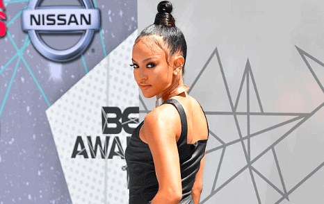 Karrueche Tran arrives at the 2016 BET awards at Microsoft Theater on June 26