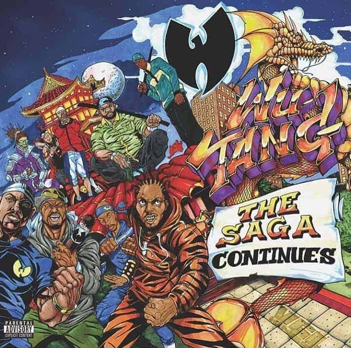 Album cover Wu Tang Clan "The Saga Continues"