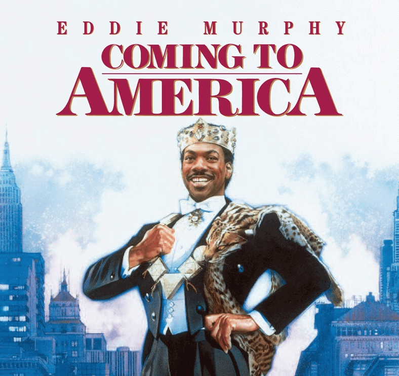 Movie poster for Eddie Murphy Coming to America