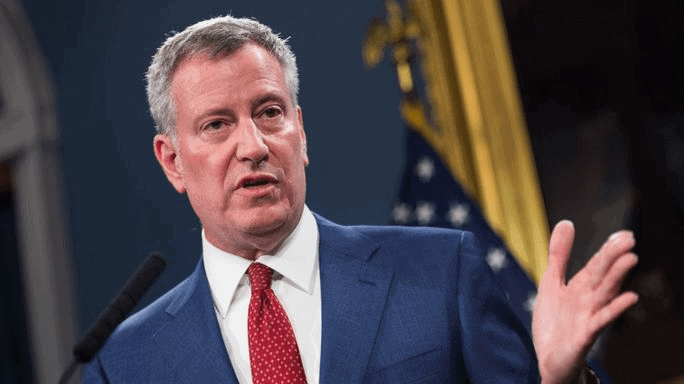 Mayor Bill De Blasio discusses NYPD mobile communications in 2014