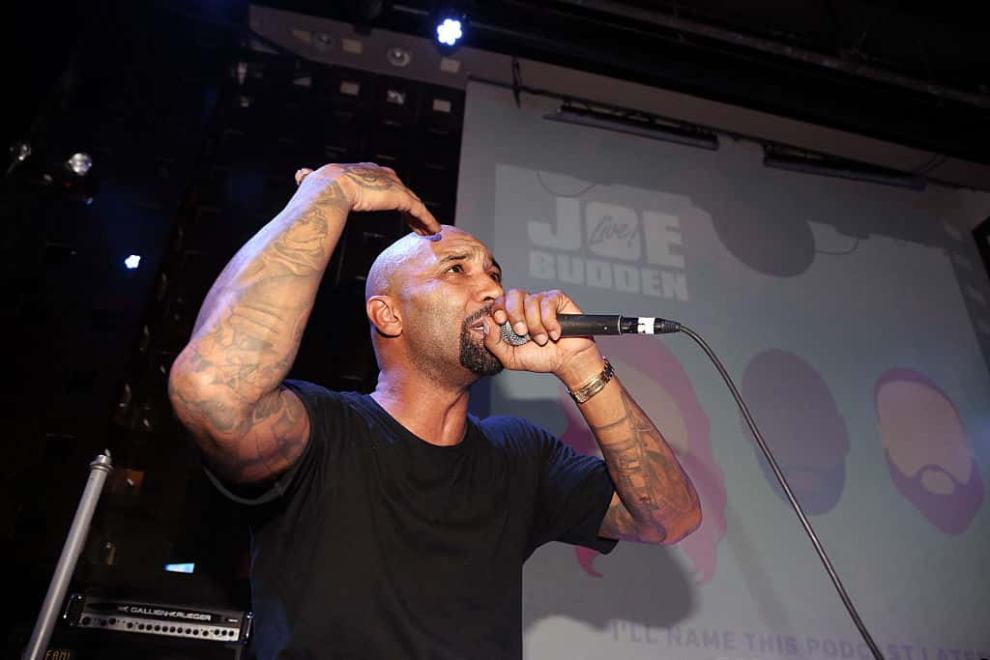 Joe Budden performs during a live taping of #illnamethispodcastlater at S.O.B.'s on February 2