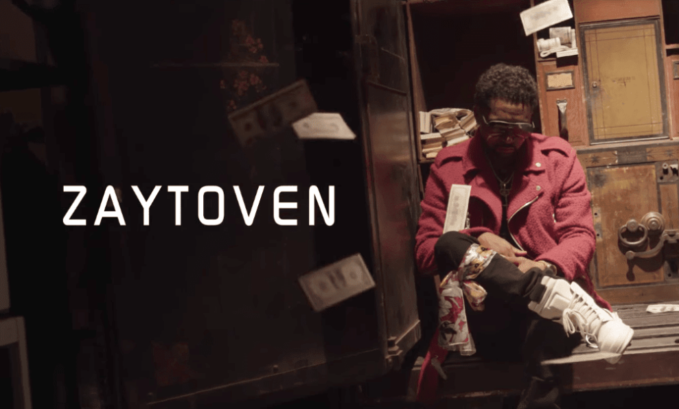 Screenshot from video of Zaytoven from Zaytoven Ft. Young Dolph - Left Da Bank