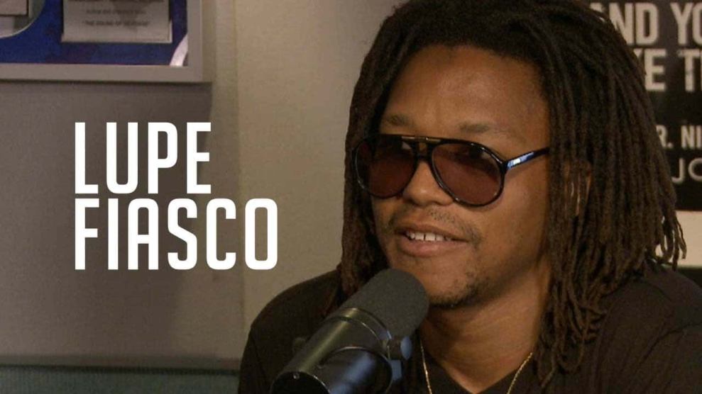 Lupe Fiasco in Hot 97 studio