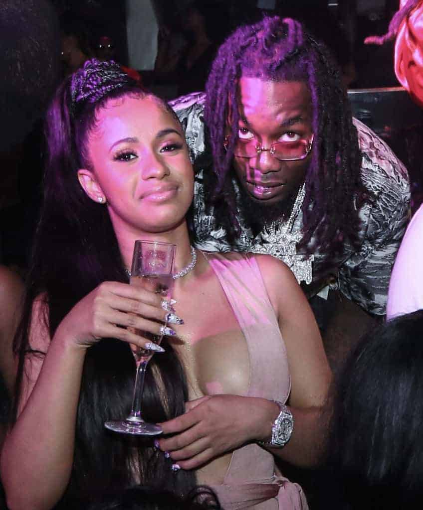Cardi B and Offset attend Story nightclub October 2017