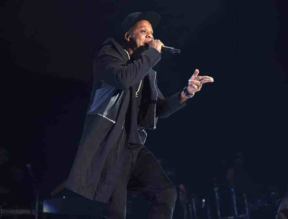 Jay Z performs at during TIDAL X: 1020 Amplified by HTC 2015