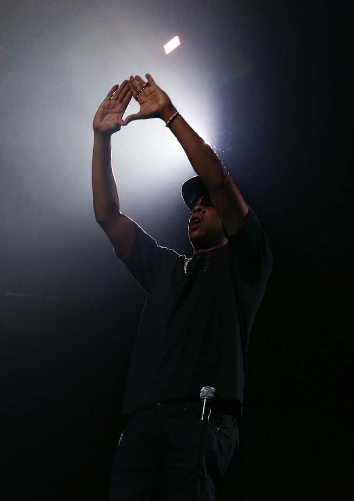 Jay Z performing
