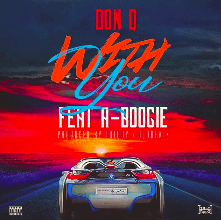 Album cover Don Q 'With You" Feat. A Boogie