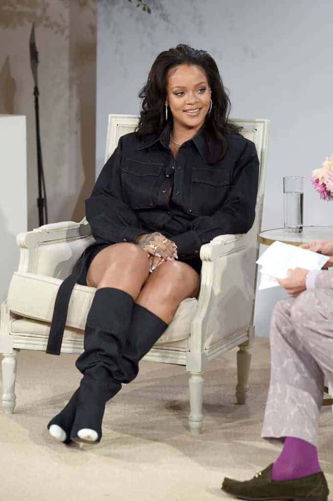 Rhianna speaks at Vogue's Forces Of Fashion Conference