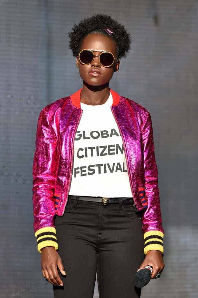 Lupita Nyong'o speaks at 2017 Global Citizen Festival: For Freedom. For Justice. For All.